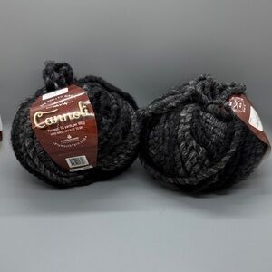 Plymouth Cannoli Yarn in Dark Gray